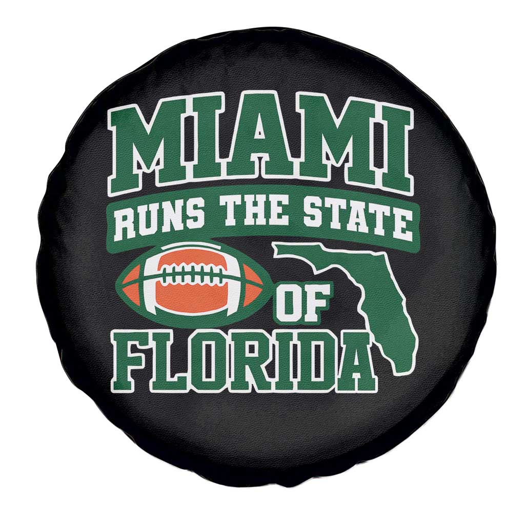 Miami Spare Tire Cover Runs The State of Florida Dade County 305 Pride TS10 Print Your Wear