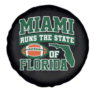 Miami Spare Tire Cover Runs The State of Florida Dade County 305 Pride TS10 Print Your Wear