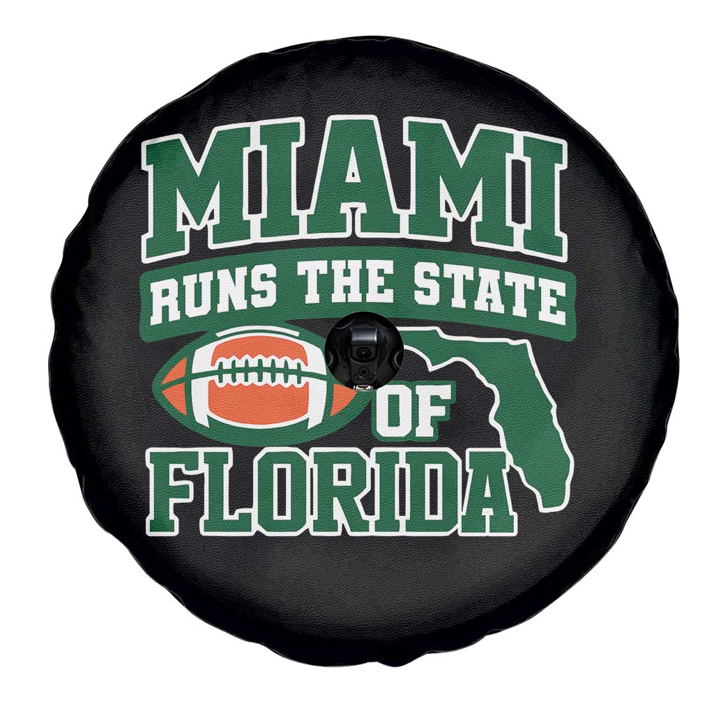 Miami Spare Tire Cover Runs The State of Florida Dade County 305 Pride TS10 Print Your Wear
