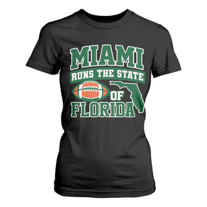 Miami T Shirt For Women Runs The State of Florida Dade County 305 Pride TS10 Black Print Your Wear