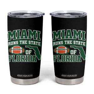 Miami Tumbler Cup Runs The State of Florida Dade County 305 Pride TS10 Black Print Your Wear