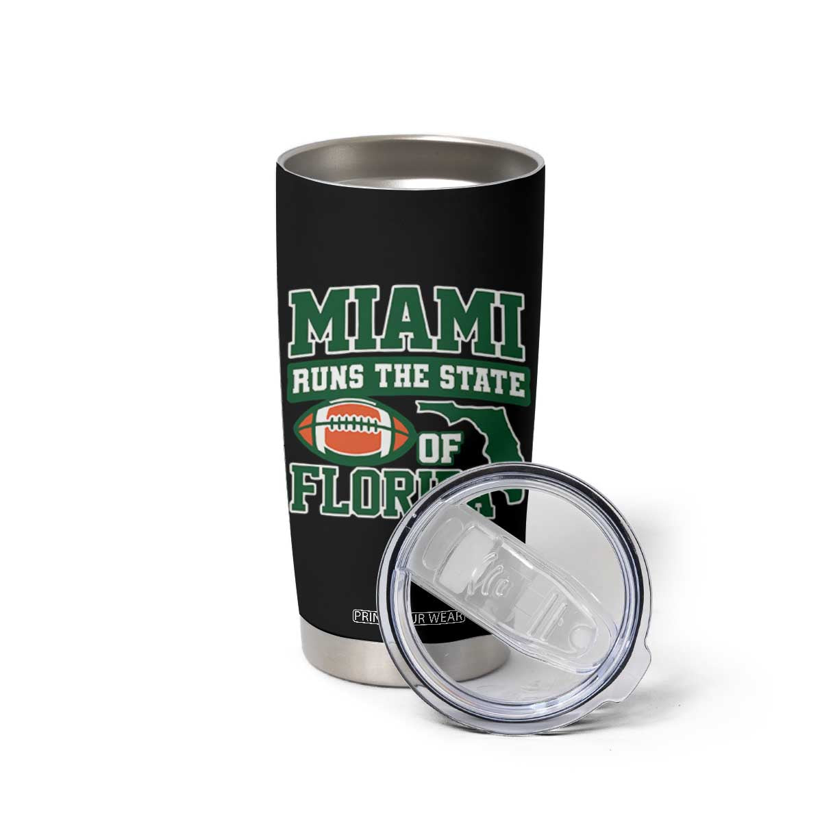 Miami Tumbler Cup Runs The State of Florida Dade County 305 Pride TS10 Print Your Wear
