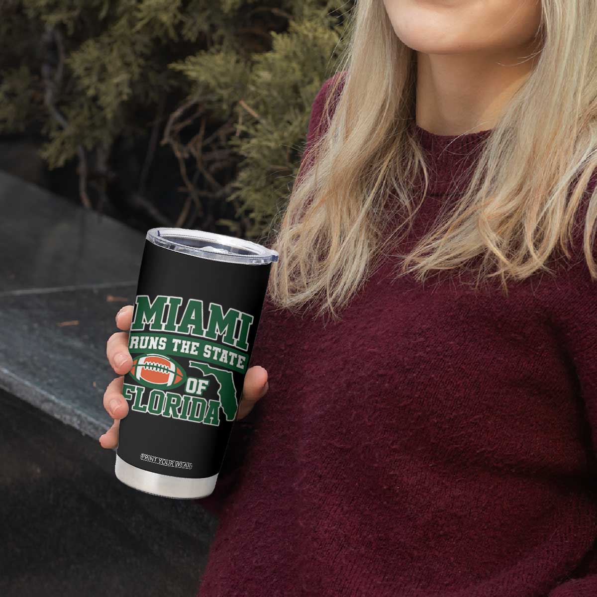 Miami Tumbler Cup Runs The State of Florida Dade County 305 Pride TS10 Print Your Wear