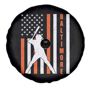 Baltimore Sport Baseball Fans Spare Tire Cover Cool Distressed US Flag Maryland TS10 Print Your Wear
