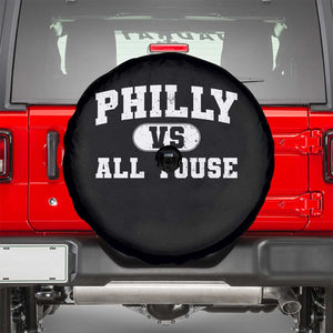 Philly Vs All Youse Spare Tire Cover Vintage Funny Philadelphia Slang TS10 Black Print Your Wear