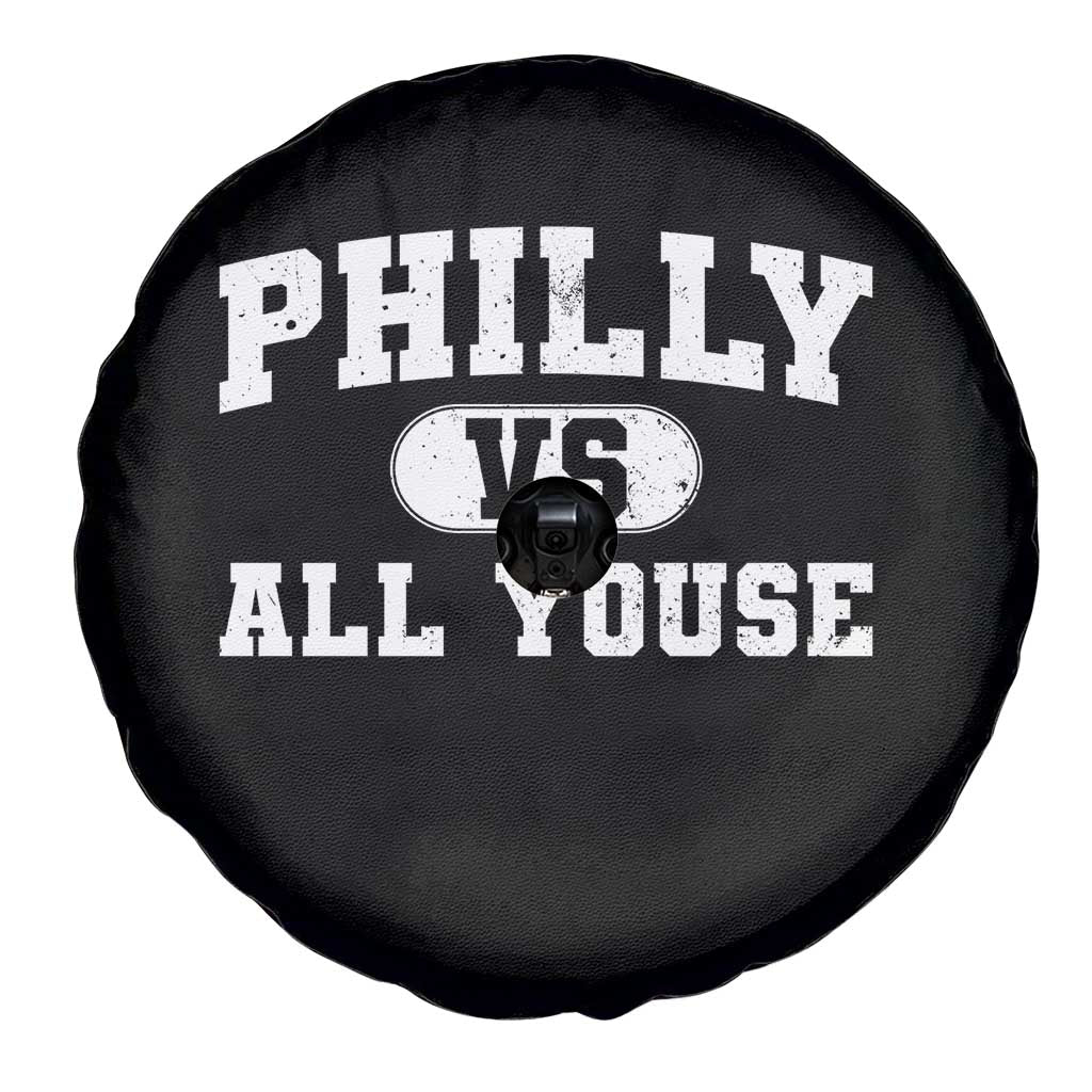 Philly Vs All Youse Spare Tire Cover Vintage Funny Philadelphia Slang TS10 Print Your Wear