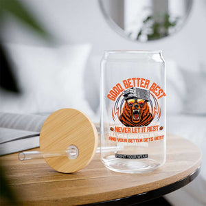 Good Better Best Glass Can Never Let It Rest Motivation Saying Bear TS10 Print Your Wear
