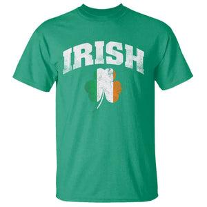 Irish T Shirt Vintage St Patricks Day Ireland Flag Shamrock Clover TS10 Irish Green Print Your Wear