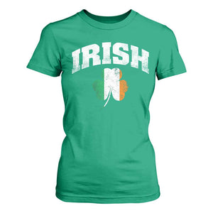 Irish T Shirt For Women Vintage St Patricks Day Ireland Flag Shamrock Clover TS10 Irish Green Print Your Wear