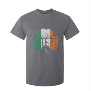 Irish St Patricks Day Shamrock T Shirt For Kid Retro Clover Ireland Flag Lucky Gifts TS10 Charcoal Print Your Wear