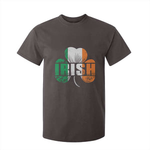 Irish St Patricks Day Shamrock T Shirt For Kid Retro Clover Ireland Flag Lucky Gifts TS10 Dark Chocolate Print Your Wear