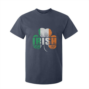 Irish St Patricks Day Shamrock T Shirt For Kid Retro Clover Ireland Flag Lucky Gifts TS10 Navy Print Your Wear