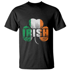 Irish St Patricks Day Shamrock T Shirt Retro Clover Ireland Flag Lucky Gifts TS10 Black Print Your Wear