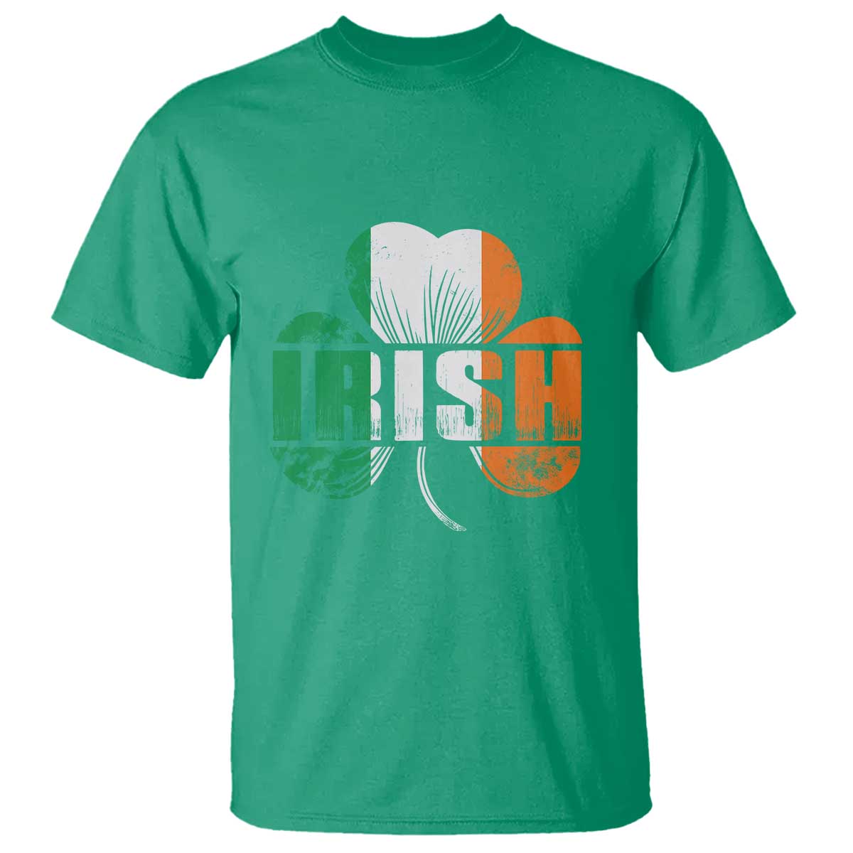 Irish St Patricks Day Shamrock T Shirt Retro Clover Ireland Flag Lucky Gifts TS10 Irish Green Print Your Wear