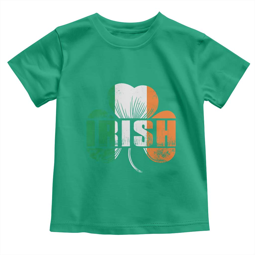 Irish St Patricks Day Shamrock Toddler T Shirt Retro Clover Ireland Flag Lucky Gifts TS10 Irish Green Print Your Wear