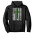 American Flag Shamrocks St Patricks Day Hoodie Vintage Irish USA TS10 Black Print Your Wear