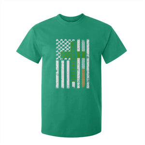American Flag Shamrocks St Patricks Day T Shirt For Kid Vintage Irish USA TS10 Irish Green Print Your Wear