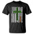 American Flag Shamrocks St Patricks Day T Shirt Vintage Irish USA TS10 Black Print Your Wear