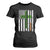 American Flag Shamrocks St Patricks Day T Shirt For Women Vintage Irish USA TS10 Black Print Your Wear