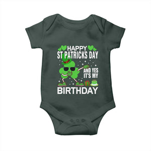 St Patricks Day Birthday Baby Onesie Born On Saint Paddys Irish Bday Gift TS10 Print Your Wear