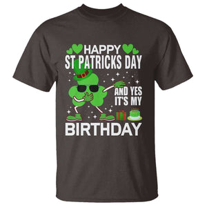 St Patricks Day Birthday T Shirt Born On Saint Paddys Irish Bday Gift TS10 Dark Chocolate Print Your Wear