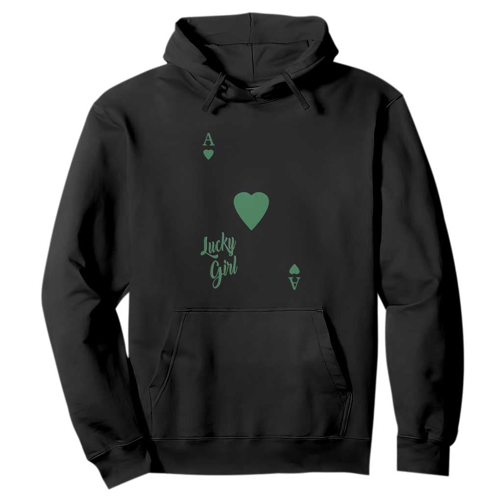 St Patricks Day Irish Lucky Girl Hoodie TS10 Black Print Your Wear