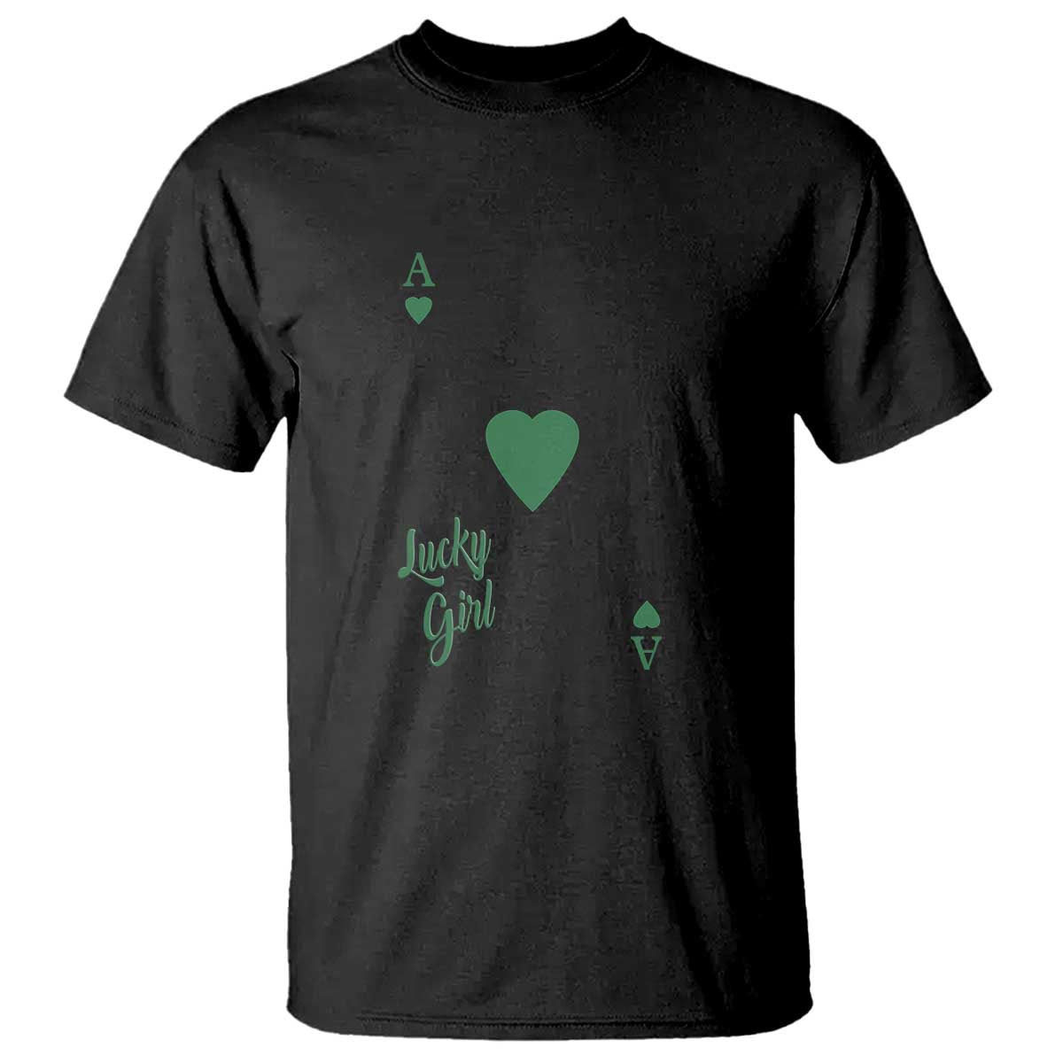 St Patricks Day Irish Lucky Girl T Shirt TS10 Black Print Your Wear