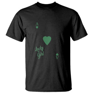St Patricks Day Irish Lucky Girl T Shirt TS10 Black Print Your Wear
