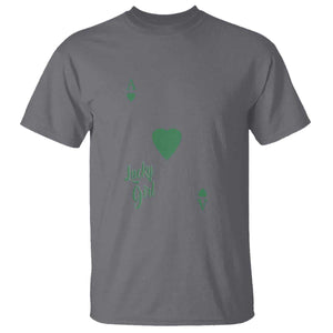 St Patricks Day Irish Lucky Girl T Shirt TS10 Charcoal Print Your Wear
