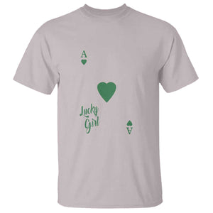St Patricks Day Irish Lucky Girl T Shirt TS10 Ice Gray Print Your Wear