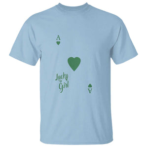 St Patricks Day Irish Lucky Girl T Shirt TS10 Light Blue Print Your Wear