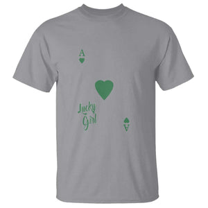 St Patricks Day Irish Lucky Girl T Shirt TS10 Sport Gray Print Your Wear
