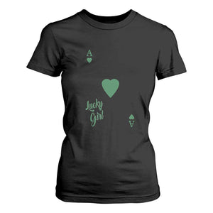 St Patricks Day Irish Lucky Girl T Shirt For Women TS10 Black Print Your Wear