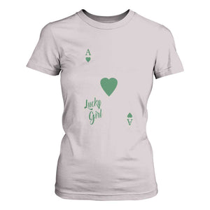 St Patricks Day Irish Lucky Girl T Shirt For Women TS10 Ice Gray Print Your Wear
