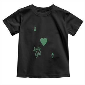 St Patricks Day Irish Lucky Girl Toddler T Shirt TS10 Black Print Your Wear