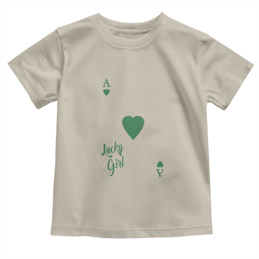 St Patricks Day Irish Lucky Girl Toddler T Shirt TS10 Sand Print Your Wear