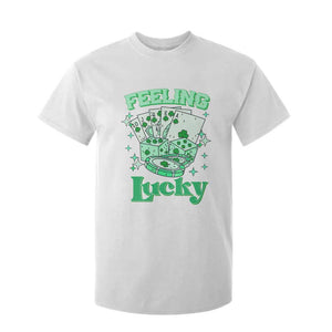 St. Patrick's Day Casino Feeling Lucky T Shirt For Kid Las Vegas Girls Trip TS10 White Print Your Wear