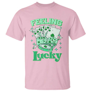 St. Patrick's Day Casino Feeling Lucky T Shirt Las Vegas Girls Trip TS10 Light Pink Print Your Wear