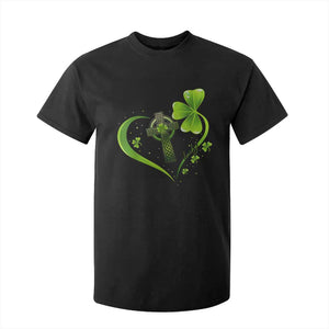 St Patricks Day T Shirt For Kid Lucky Clover Irish Shamrock Celtic Cross TS10 Black Print Your Wear