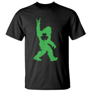 St Patricks Day Bigfoot T Shirt Irish Sasquatch Shamrock TS10 Black Print Your Wear