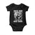 Easter Religious Baby Onesie Guess Who's Back Back Again Jesus Christian TS10 Black Print Your Wear