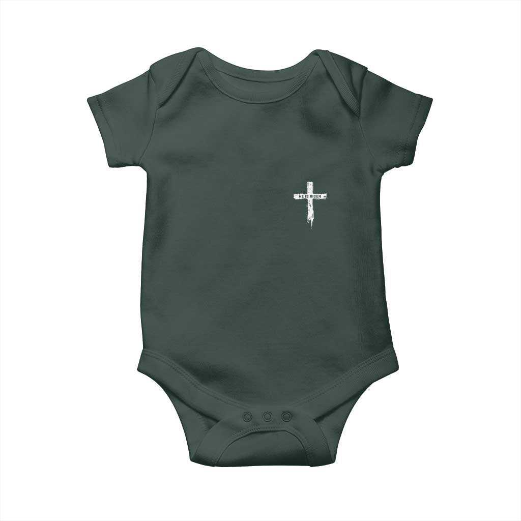 Easter Christian Cross Religious He Is Risen Baby Onesie TS10 Print Your Wear