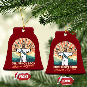 Funny Christian Easter Ceramic Ornament Guess Whos Back Jesus Religious TS10 Print Your Wear