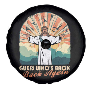 Funny Christian Easter Spare Tire Cover Guess Whos Back Jesus Religious TS10 Print Your Wear