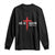 Jesus He Is Risen Long Sleeve Shirt Christian Cross Bible Verse Easter Day TS10 Black Print Your Wear