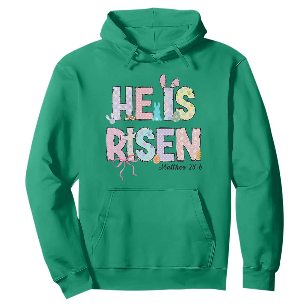 He is Risen Jesus Christian Happy Easter Hoodie TS10 Irish Green Print Your Wear