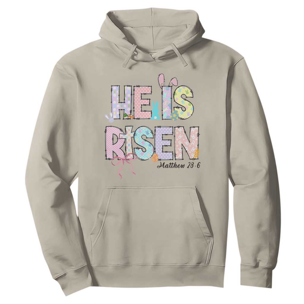 He is Risen Jesus Christian Happy Easter Hoodie TS10 Sand Print Your Wear