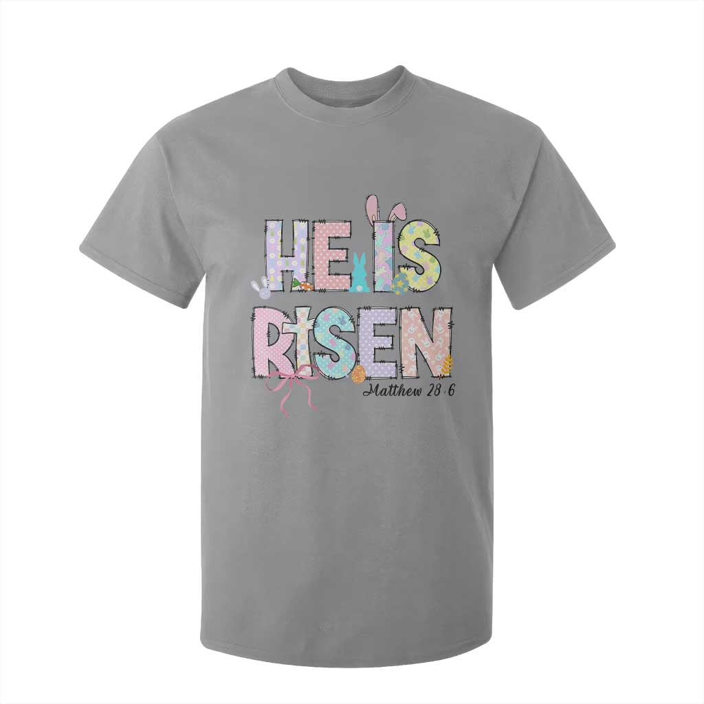 He is Risen Jesus Christian Happy Easter T Shirt For Kid TS10 Sport Gray Print Your Wear