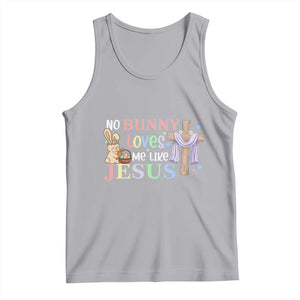 Funny Christian Easter Tank Top No Bunny Loves Me Like Jesus TS10 Athletic Heather Print Your Wear