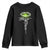 He Is Risen Youth Sweatshirt Cross Jesus Religious Easter TS10 Black Print Your Wear